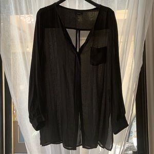 Lumiere Sheer Blouse with pocket